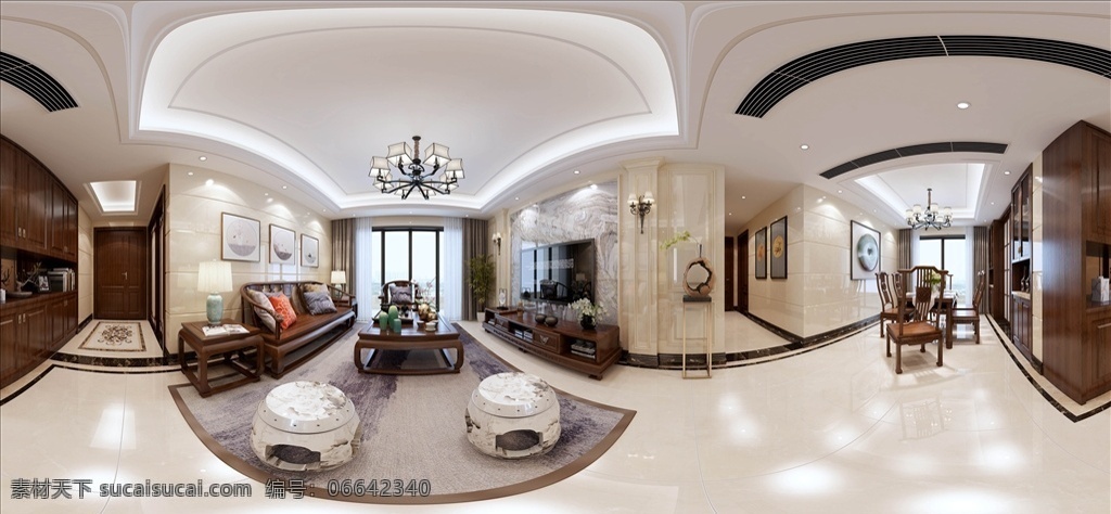 中式全景图 中式全景 3d设计 室内设计 设计师 3dmax 效果图制作 装修设计 平面设计 家装设计 工装设计 室内模型 max