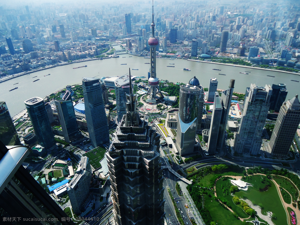 上海鸟瞰 上海 东方之珠 黄浦江 长江 高楼 大厦 旅游摄影 国内旅游