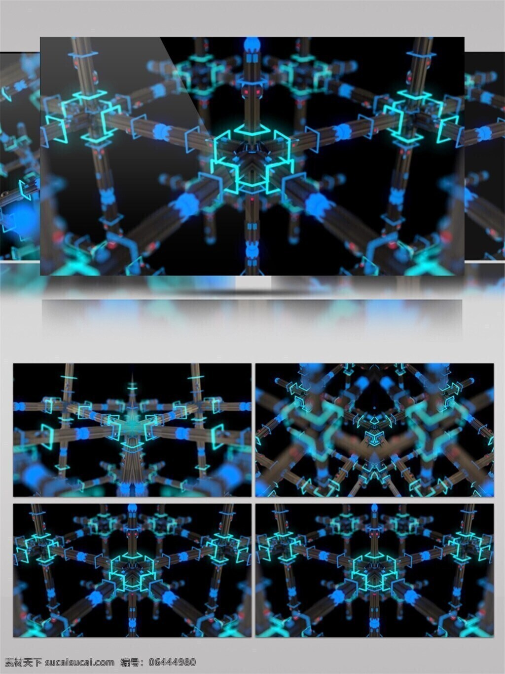 蓝色 太空 宇宙 基地 高清 视频 3d视频素材 酒吧舞台 特效 光 晚会舞台背景 星空 渲染灯光