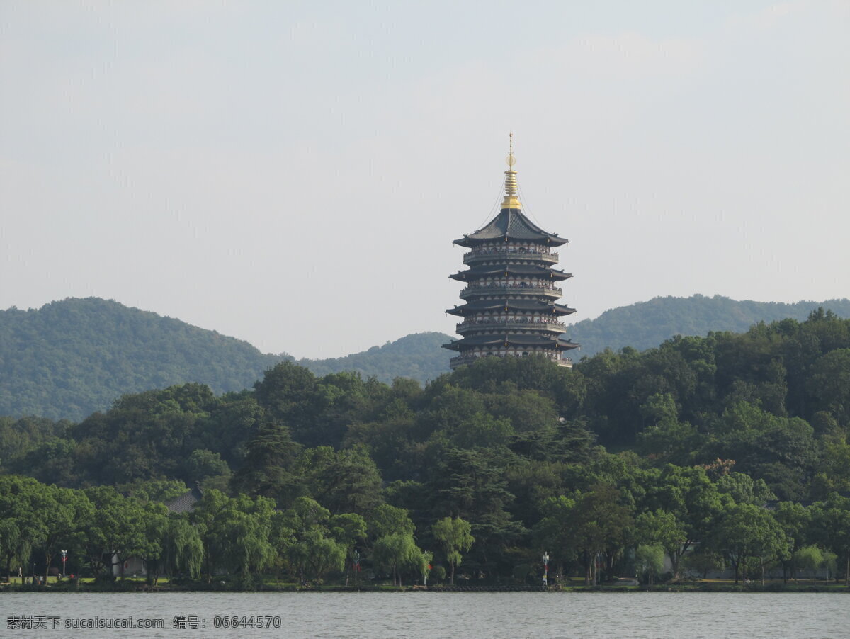 雷峰塔 西湖 杭州 中国旅游 风景 旅游摄影 国内旅游 灰色
