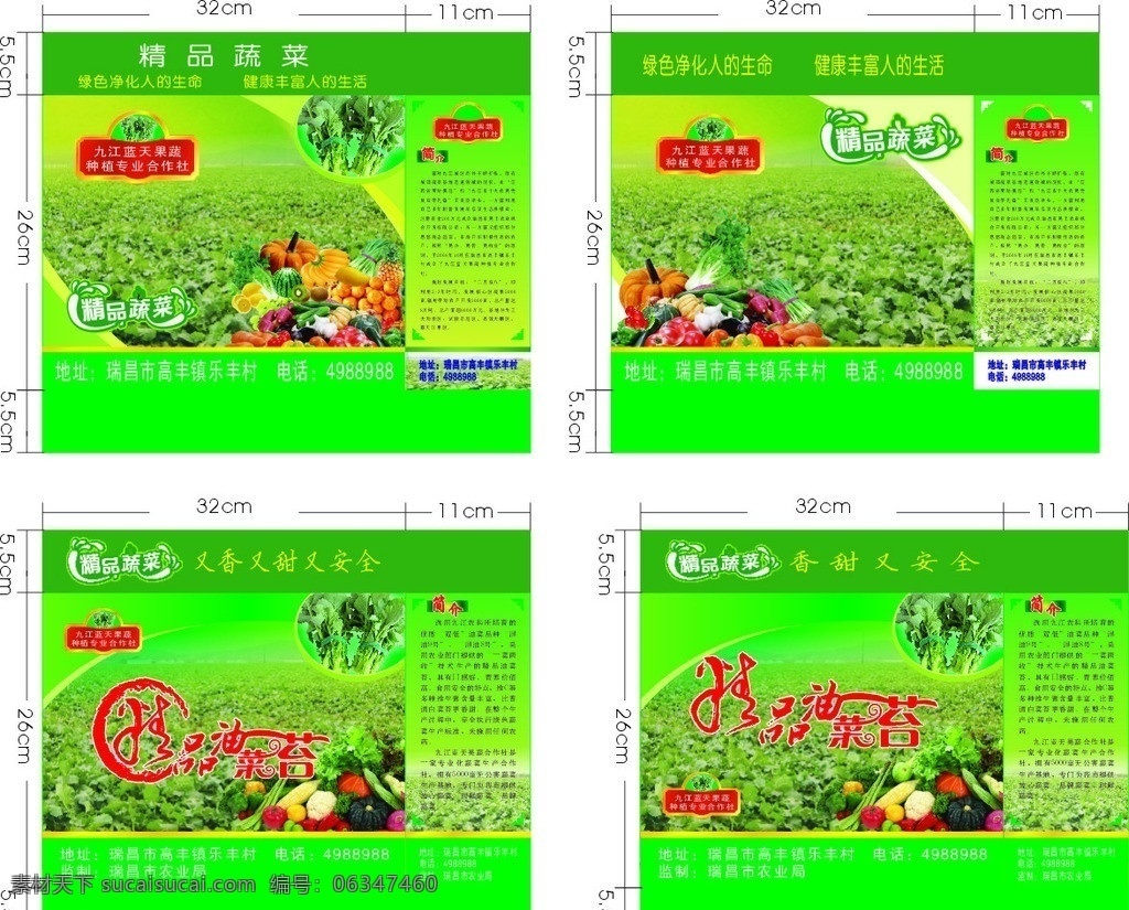 蔬菜包装盒 油菜苔 蔬菜 菜 精品蔬菜 包装设计 矢量