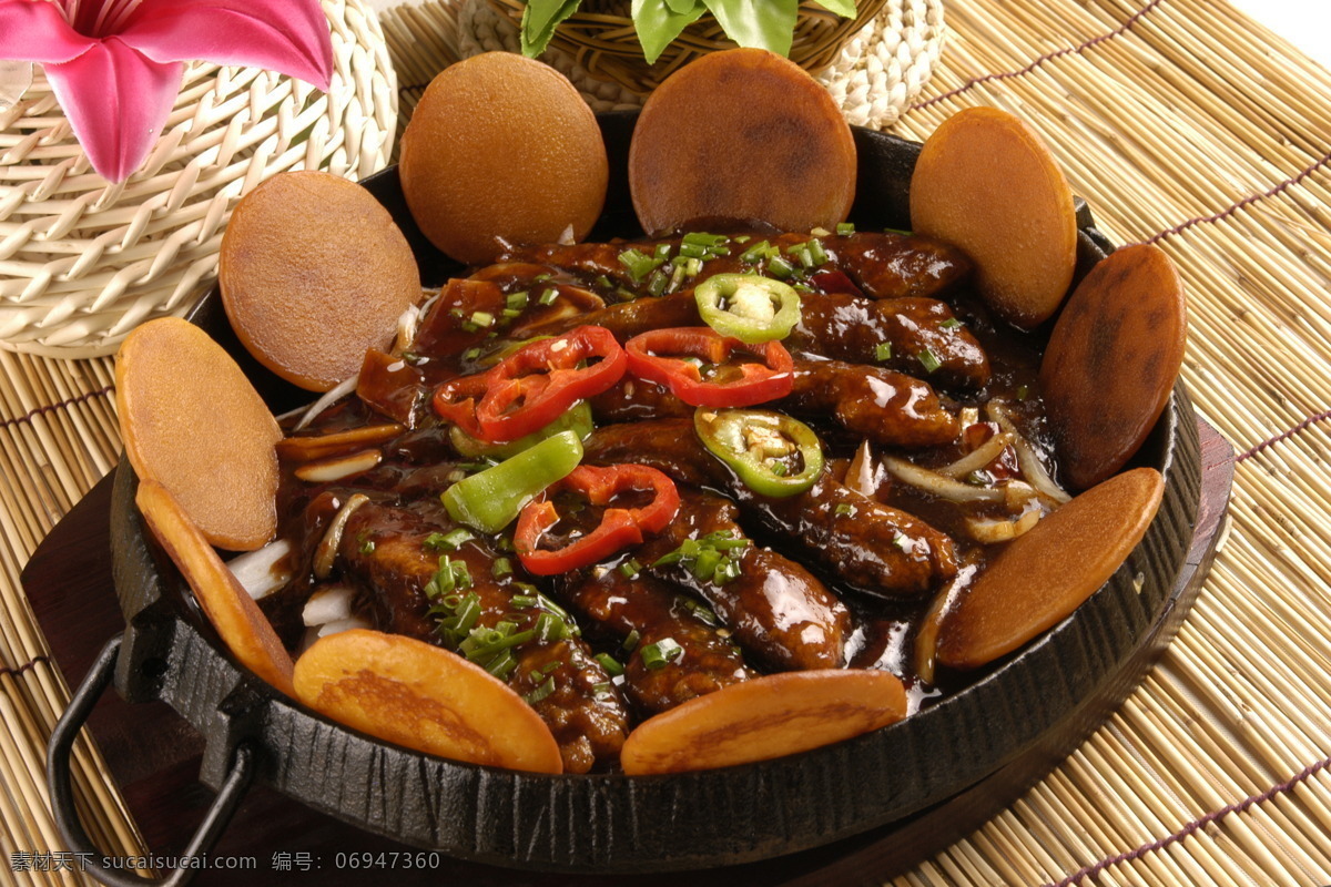 小黄鱼贴饼 餐饮美食 传统美食 摄影图库