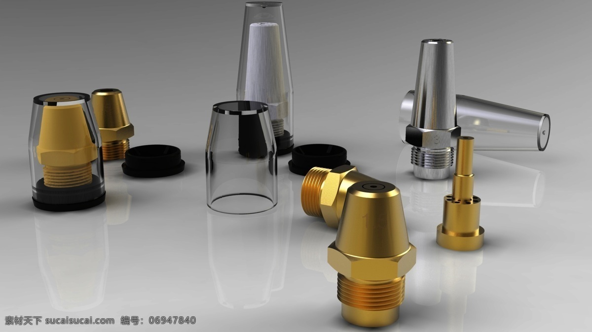 喷嘴 气体 燃烧器 工具 工业设计 杂项 3d模型素材 建筑模型