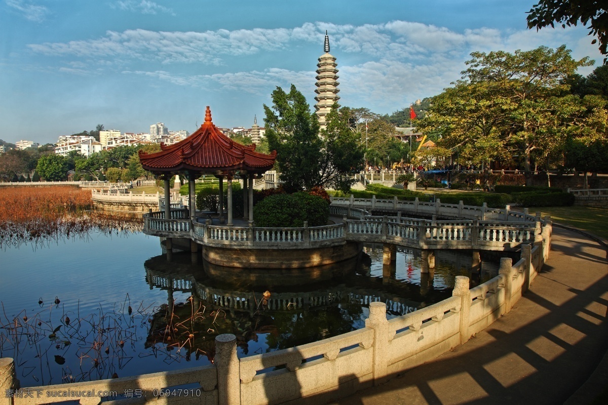 宝塔 风光 佛教 福建 公园 国内旅游 建筑 景色 厦门 风景图片 厦门风景 寺庙 南普陀寺 旅游 亭台楼阁 旅游摄影 文化艺术