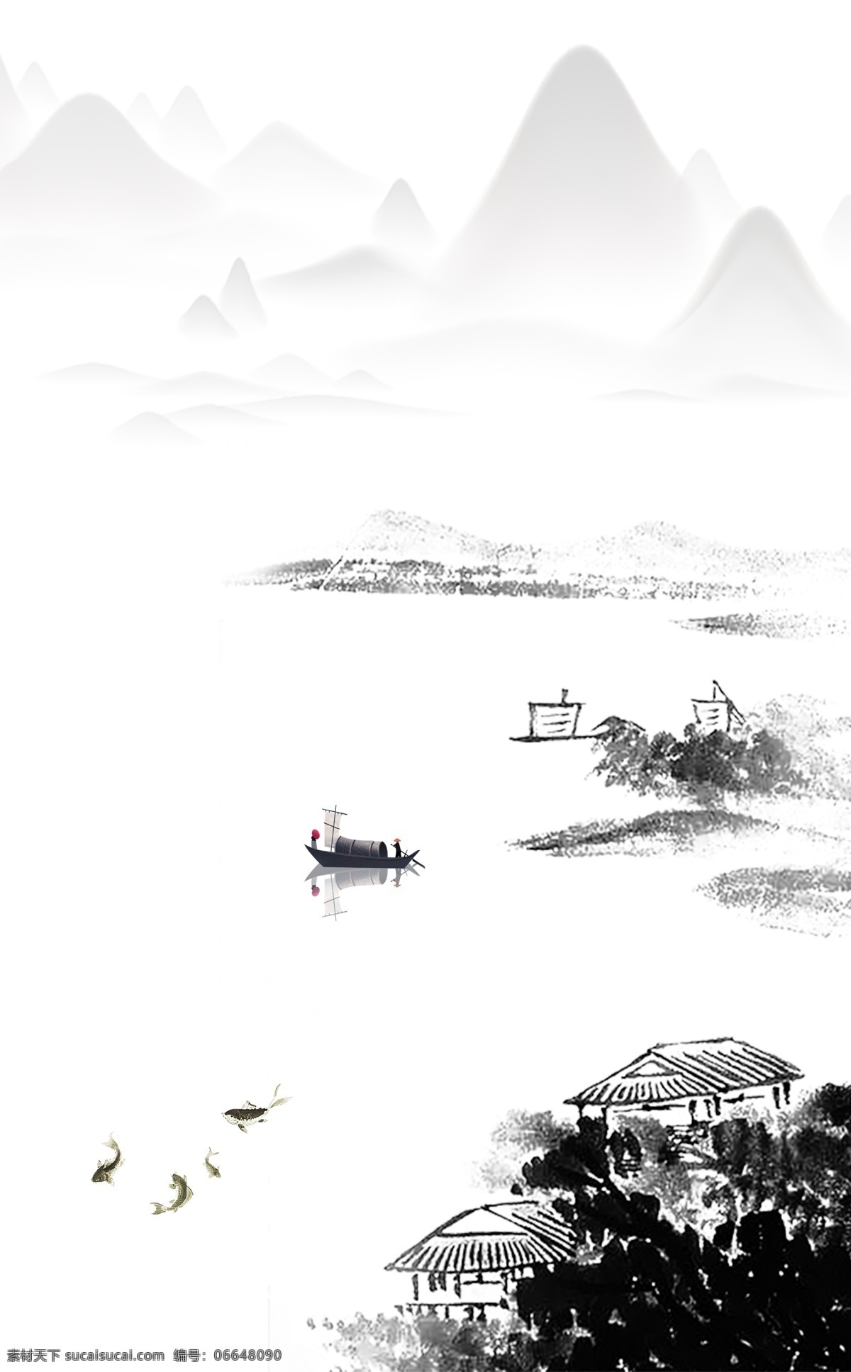 水彩 风 新 中式 花鸟 装饰画 意境 中国风 梅 兰 竹 菊 水墨 插画 好看 精品 家居 卧室 走廊
