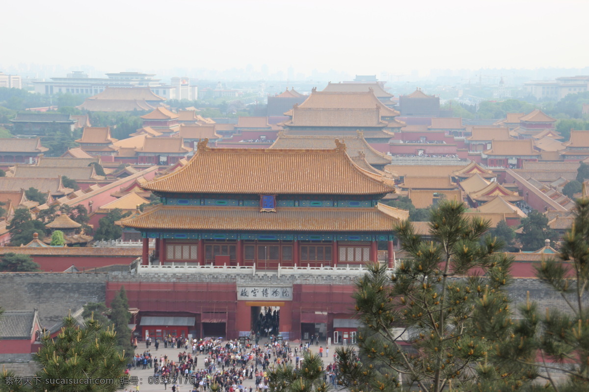 北京故宫全景 故宫 紫禁城 北京故宫 皇宫 北京文物 故宫博物馆 旅游摄影 人文景观