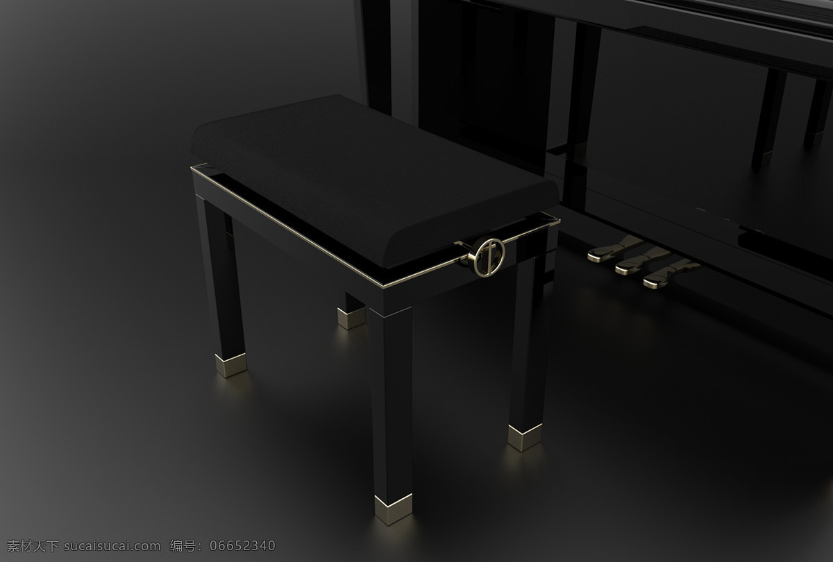 黑色 钢琴 凳 办公椅 凳子 工业设计 生活元素 椅子 椅子设计 座椅
