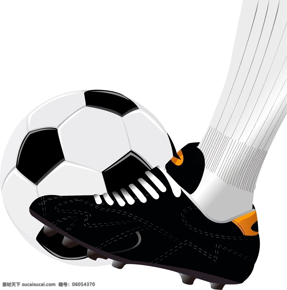 运动 风 足球 球鞋 矢量图 袜子 透明元素 ai元素 免抠元素