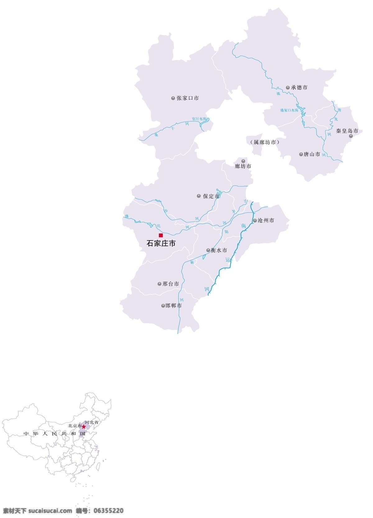 河北 地图 地图素材矢量 河北地图 矢量图 其他矢量图