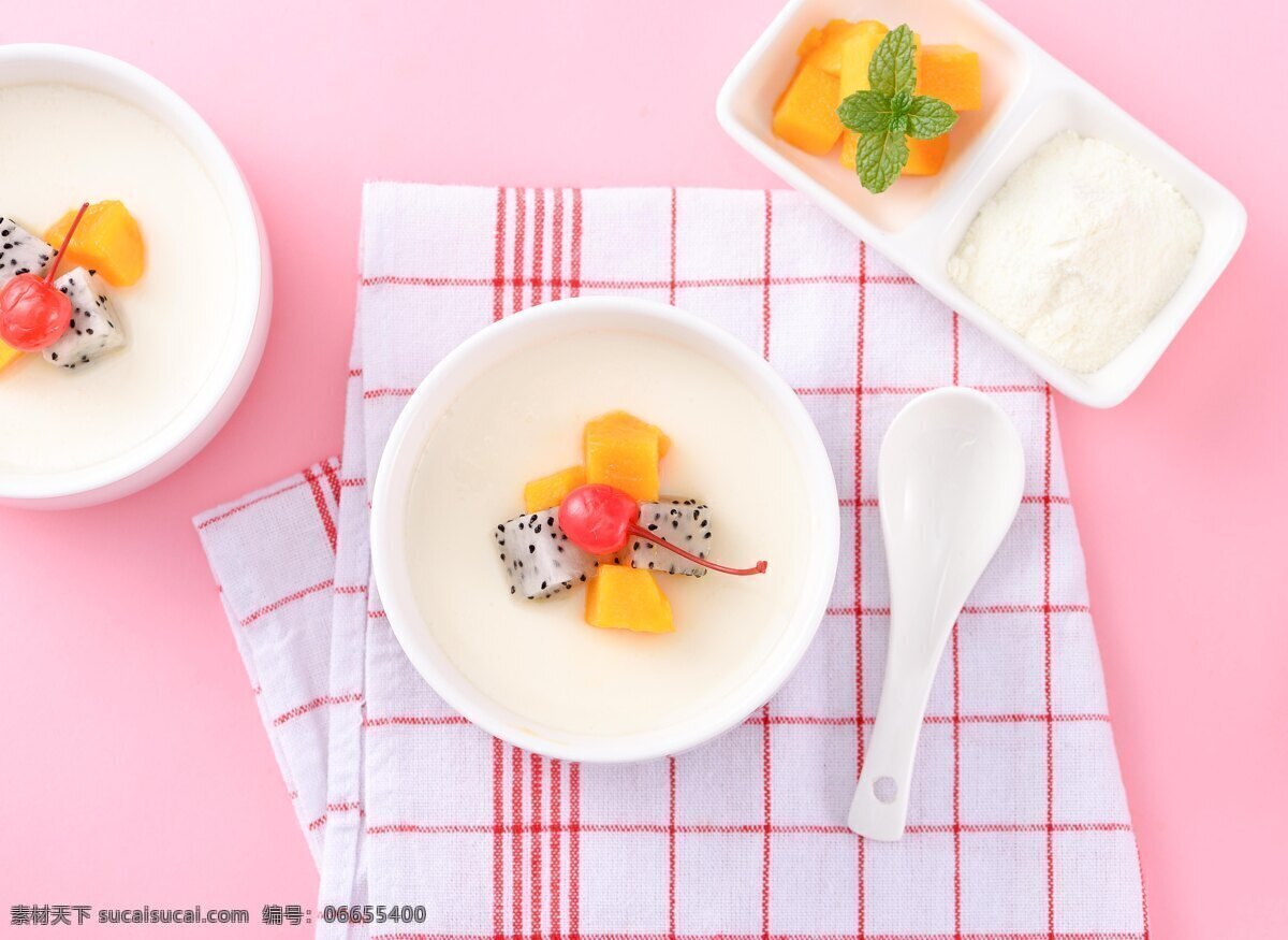 水果酸奶 美味 水果 芒果 酸奶 甜品 餐饮美食 西餐美食