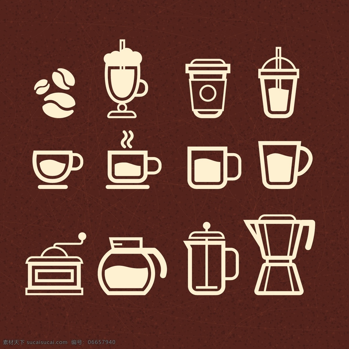 ui 咖啡 杯子 图标 ui设计 图标设计