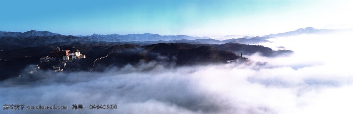 朝霞 单门图 房屋 房子 风景 风景名胜 建筑 巨幅风景 空间 梦幻色彩 云涌外八庙 云涌 外八庙 写真 山峰 云雾 云彩 白天风景 原始生态 广阔视野 山脉 生活 旅游餐饮