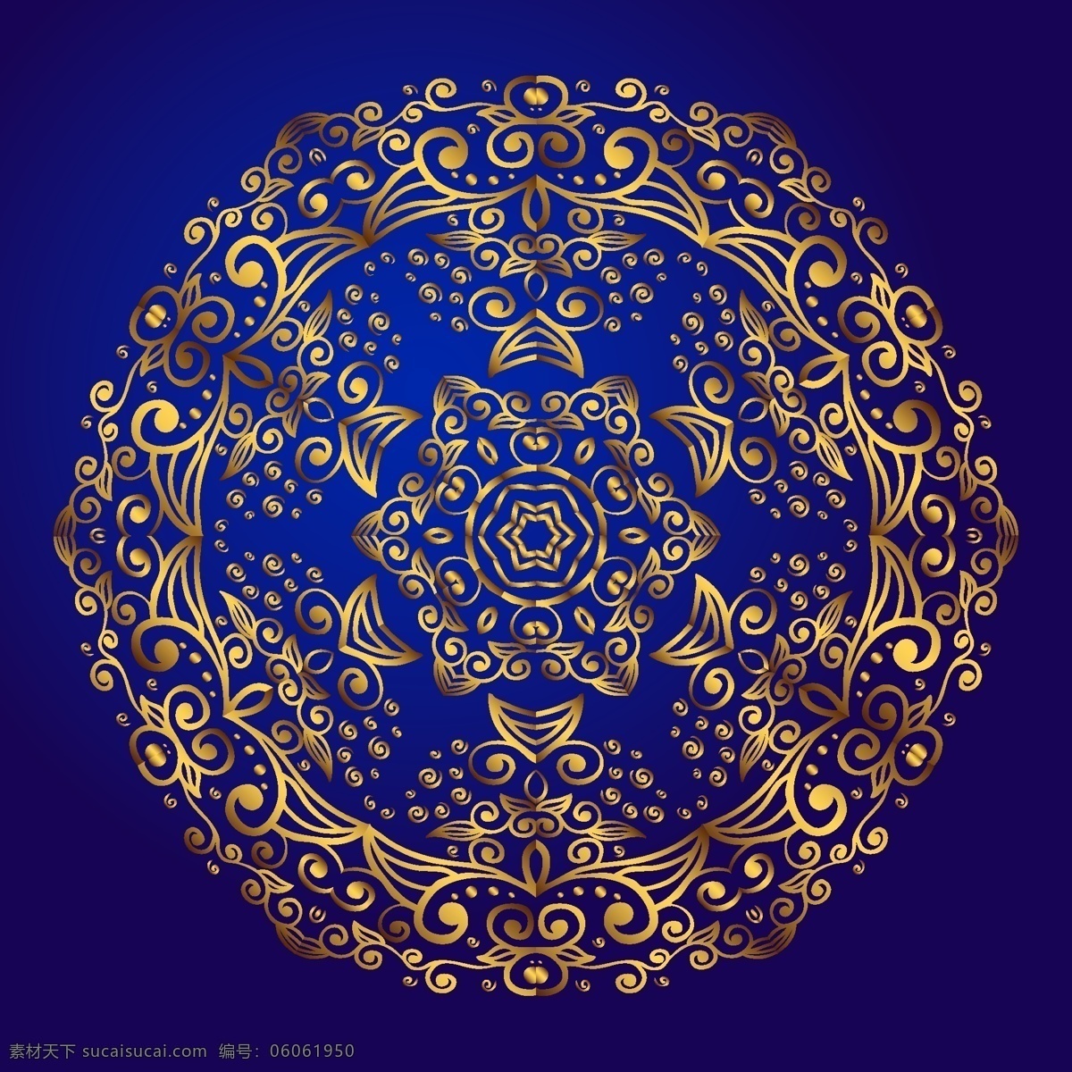 曼陀罗 护身符 蓝色 背景 上 神秘 金 符号 印度 甘尼 沙 黄金 上帝 印度教 图案 印刷品 矢量 莲花 欧姆 火 湿婆 书籍 神圣 波西 米亚 纹身