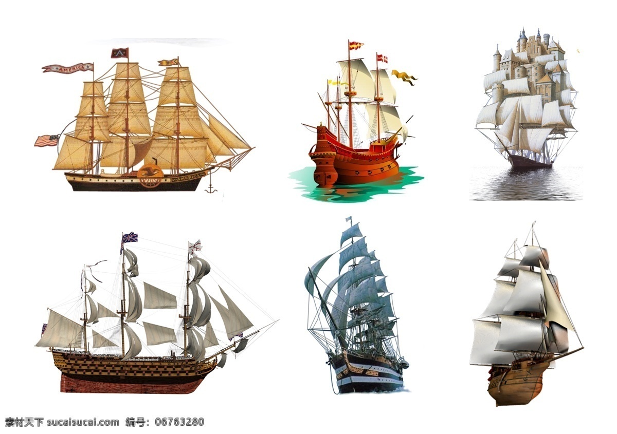 复古船图片 船 复古船 手绘船 扬帆 起航 古代船 psdpng 分层