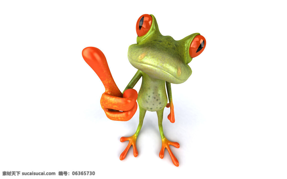 3d动物 3d小人 青蛙 角色造型 3d人物 高清图片 三维人物 竖大拇指 3d设计