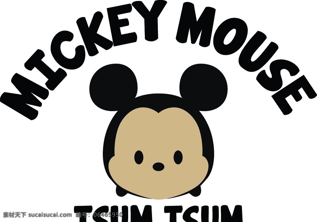 tsum 系列 米奇 头 米妮 迪斯尼 卡通 米奇头 字母 动漫动画 动漫人物