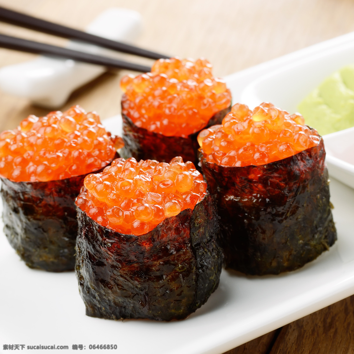 鱼 籽 寿司 鱼籽寿司 食物 日本料理 外国美食 餐饮美食