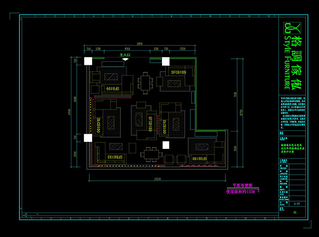 家具 专卖店 cad 图纸 cad素材 建筑图纸