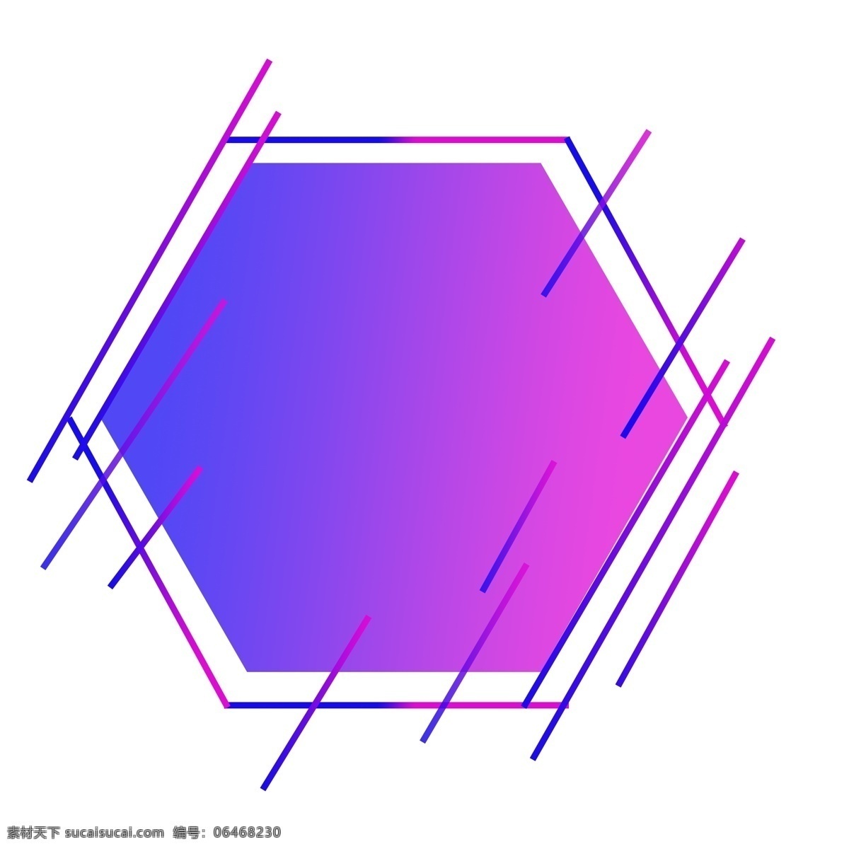蓝紫色 渐变 六边形 纹理 边框 科技 感 商用 简约 线条 线框 蓝紫色边框 可商用简约 科技风格 科技边框