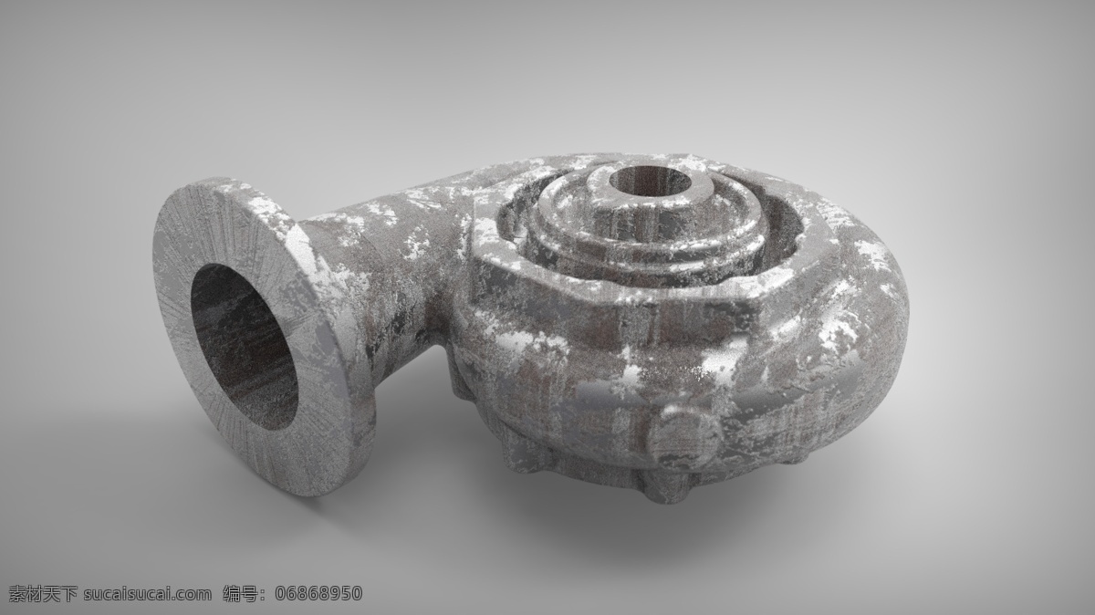 回转 泵 机械设计 3d模型素材 电器模型