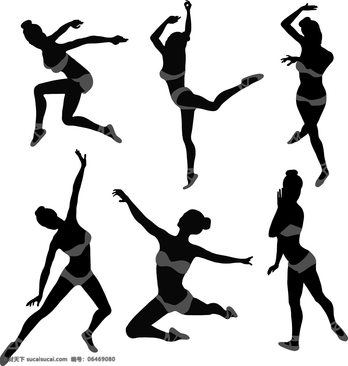 体操 动作 剪影 矢量图 体育运动 文化艺术 矢量 其他矢量图