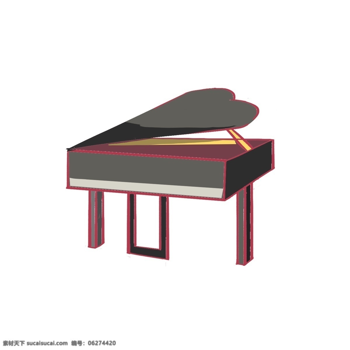 灰色 手绘 线 稿 钢琴 元素 想啊 扁平化 乐器 演奏 商务 矢量图 卡通图标