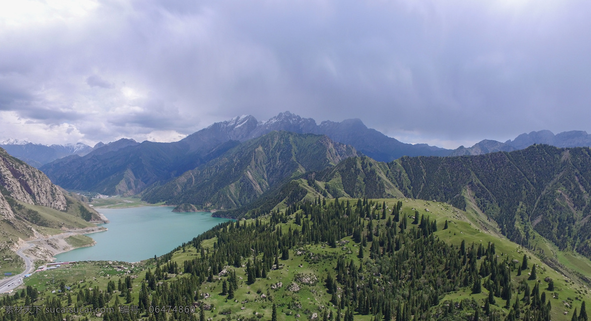 g217 独库公路 大龙池 新疆 天山 自然景观 山水风景