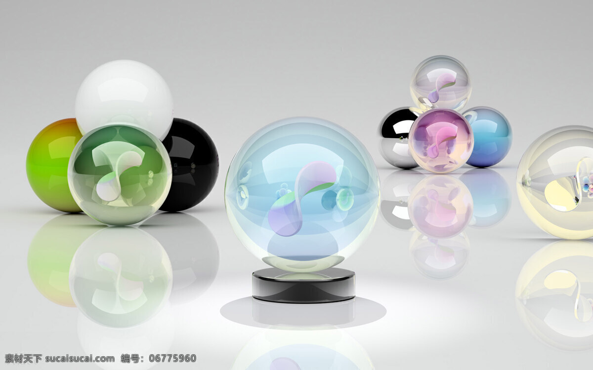真实 水晶球 真实水晶球 3d 贴图 材质