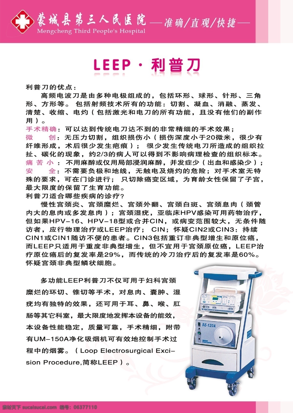 医院 leep 刀 展板 医疗仪器 医院设备 leep刀 利普刀 女性健康 分层 源文件