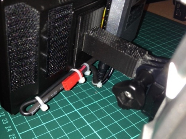 gopro 反 果冻 线 隔离器 安装 openscad 源 航空 山 摄像 绳 叶片 直升机 3d打印模型 游戏玩具模型 350qx antijello fpv wireisolator
