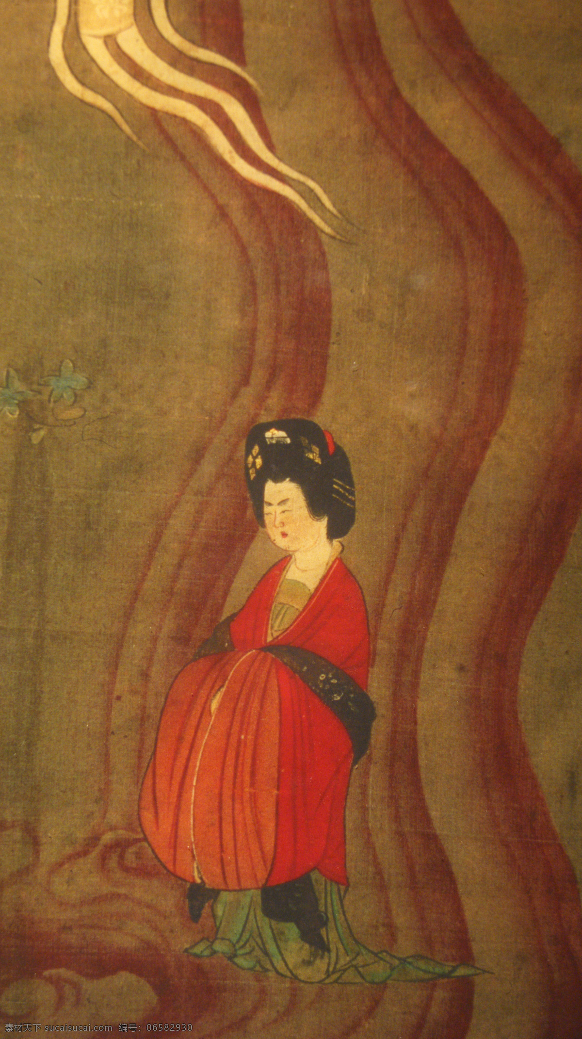敦煌绘画 中国 传统 艺术 绘画 佛教 敦煌 瑰宝 民族 画像 石窟 洞窟 展览 彩绘 富态美 绘画书法 文化艺术
