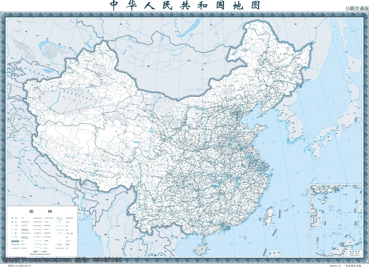 我国 公路 交通地图 地图 艺术矢量 矢量地图中 trafficmap 矢量图 其他矢量图