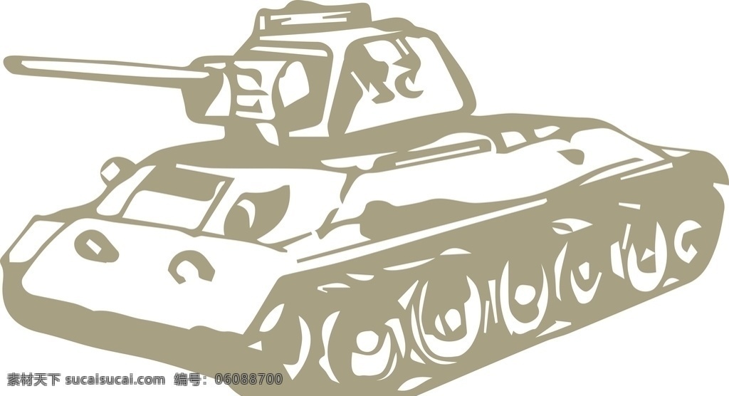 部队坦克 坦克 线条 矢量 军队 标志图标 其他图标