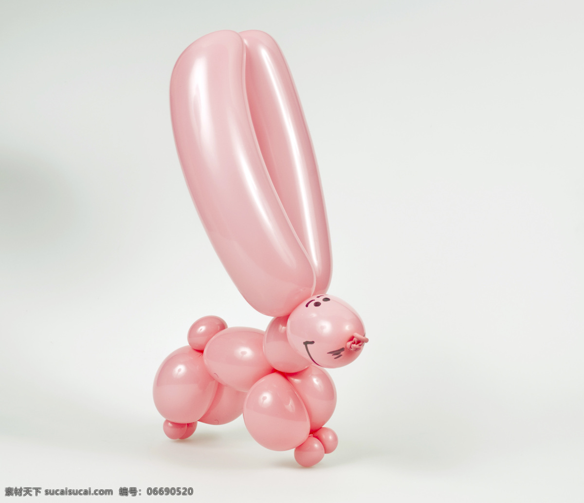 粉丝气球兔子 粉丝 气球 兔子 红色小兔 粉丝小兔 气球兔子 气球动物 卡通动物 陆地动物 生物世界 白色