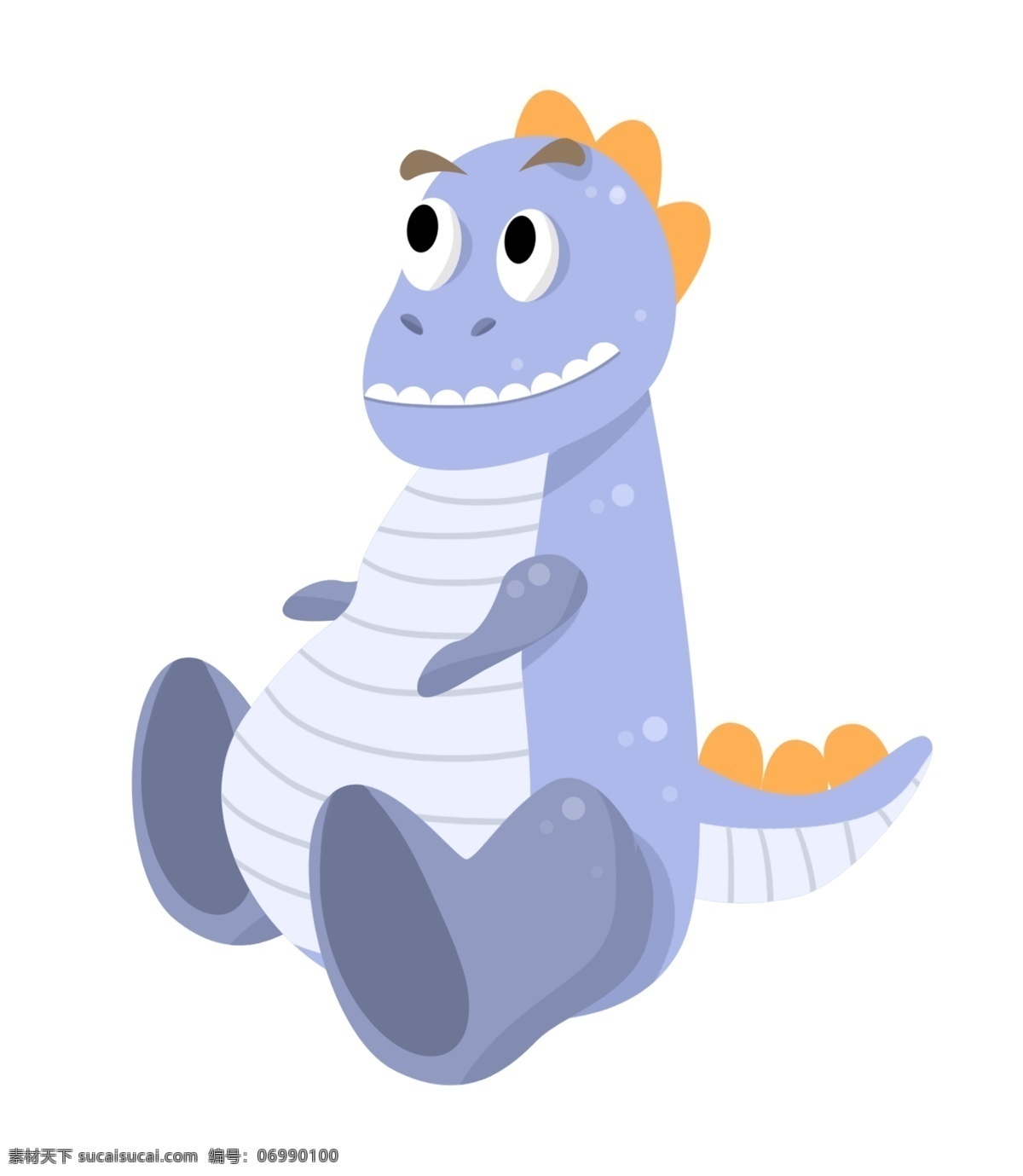 可爱 蓝色 恐龙 插画 蓝色恐龙 可爱的恐龙 蓝色恐龙插画 一只恐龙 卡通恐龙 动物 稀有动物