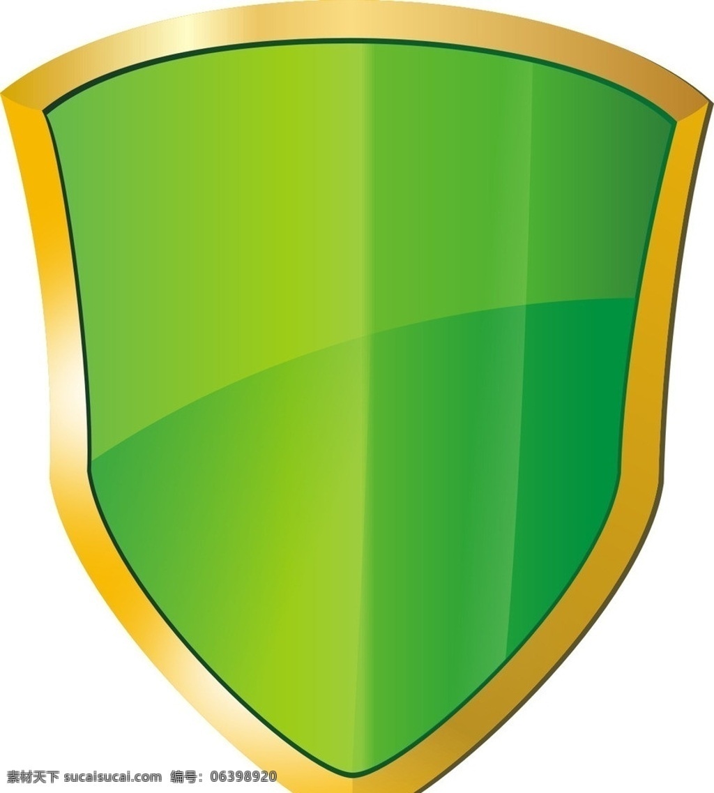 绿色盾牌 盾牌 绿色 保护 小图标 图标 简约 好看 元素 标识标志图标 矢量