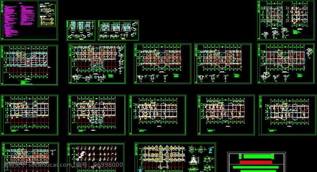 3d设计模型 cad 办公楼 办公室 大楼 建筑设计 平面图 施工图 室内设计 框架 结构 dwg 图纸 装修 装饰 设计素材 其他模型 源文件 cad素材 室内图纸