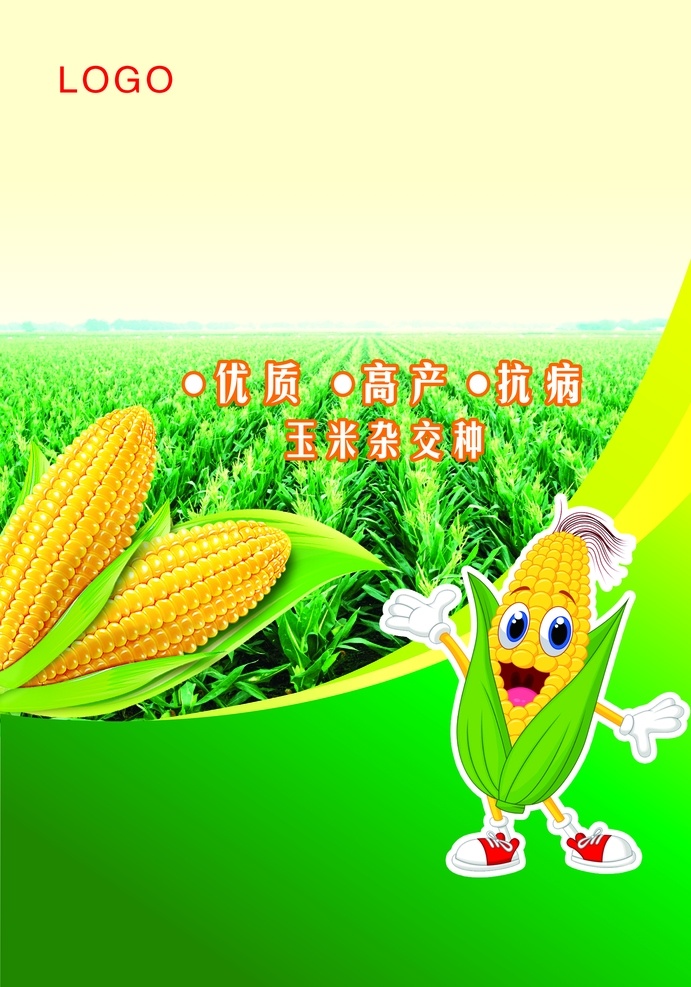 玉米种子图片 彩页 玉米 种子 分层 高清 玉米地 宣传单