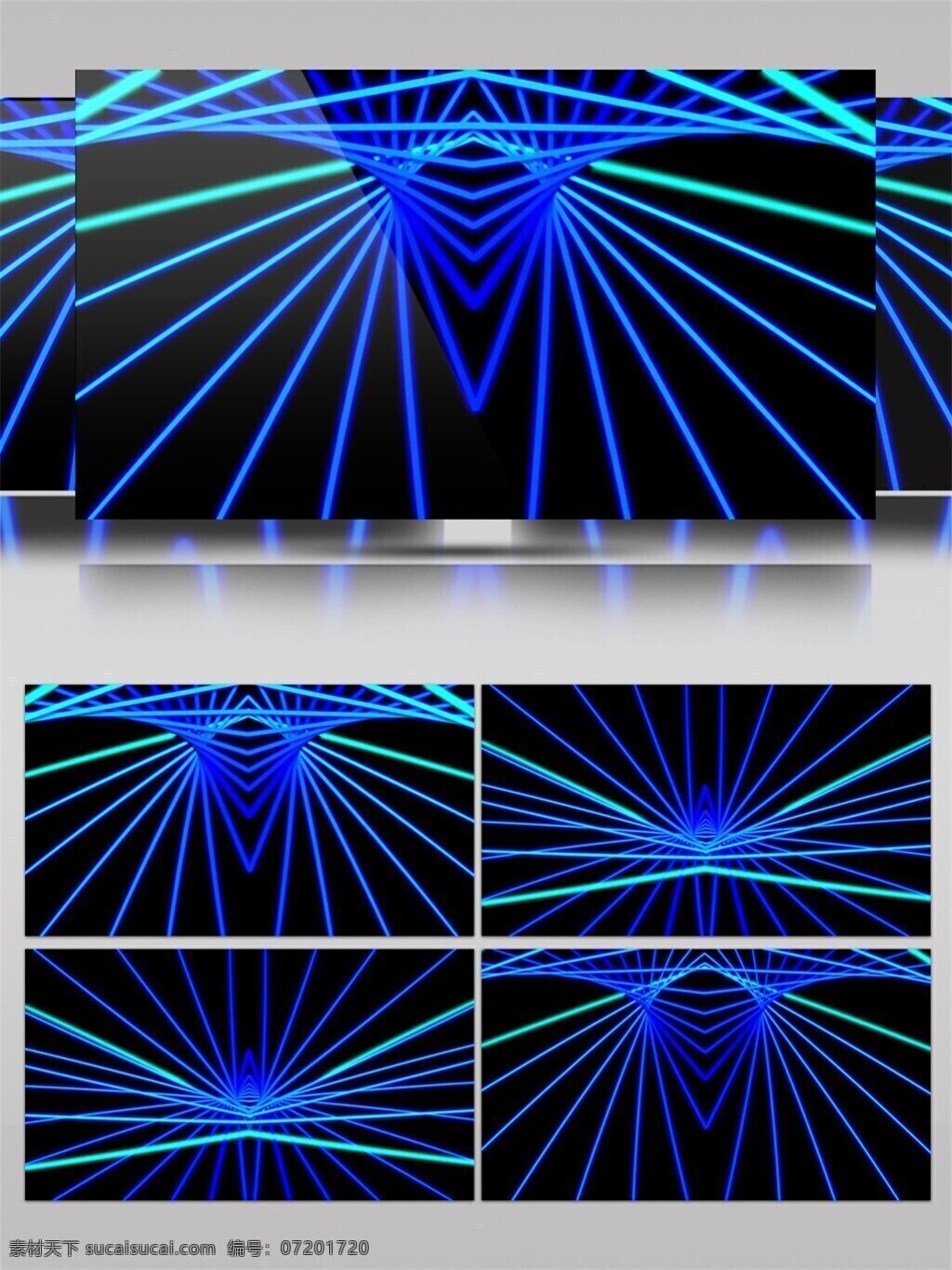 变化多端 蓝色 灯光 秀 视频 科技蓝色 灯光秀 直线 视频素材 动态视频素材