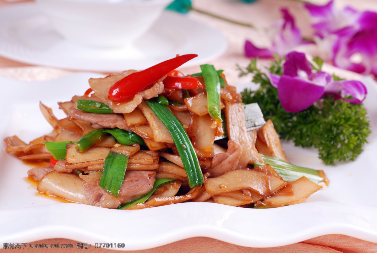 小炒杏鲍菇 美食 传统美食 餐饮美食 高清菜谱用图