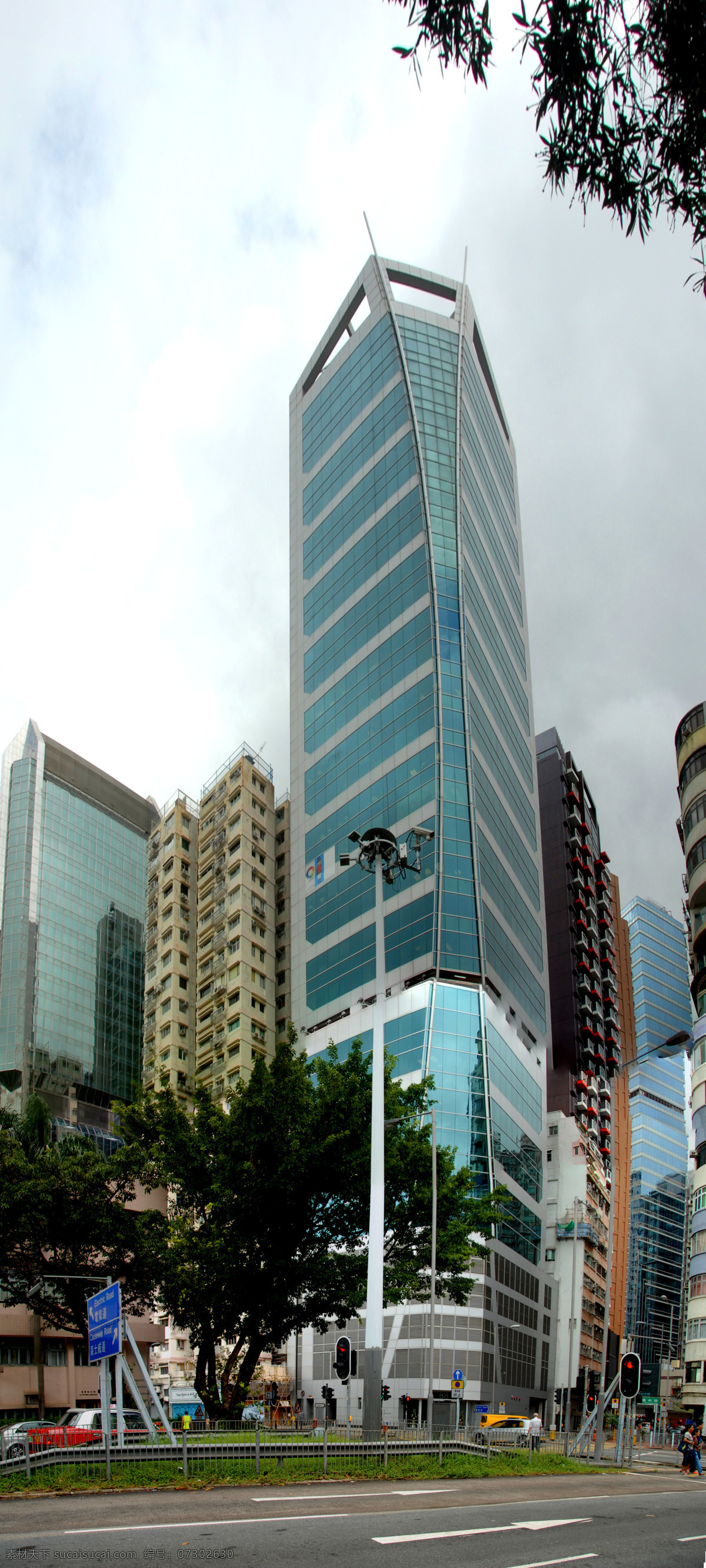 香港 香港建筑 香港街道景观 高层建筑 建筑景观 自然景观 白色