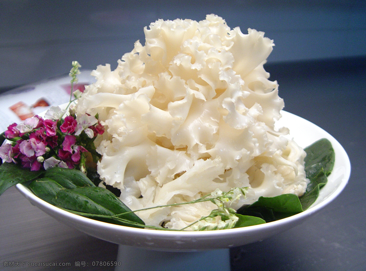 绣球菌 菌类 涮菜 养生菌菇 特色菜 餐饮美食 传统美食