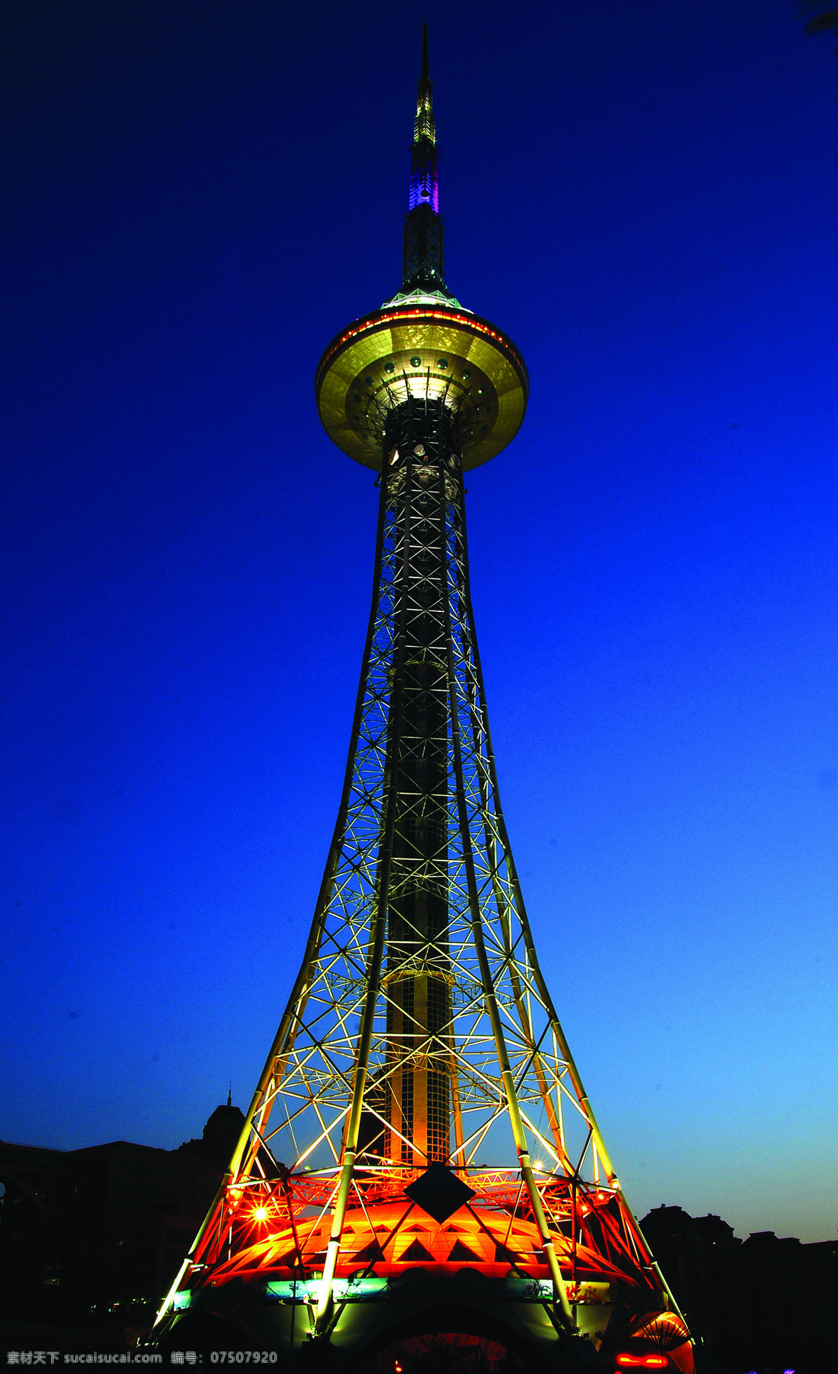 龙塔 龙塔夜景 哈尔滨风景 塔 晚上的龙塔 国内旅游 旅游摄影
