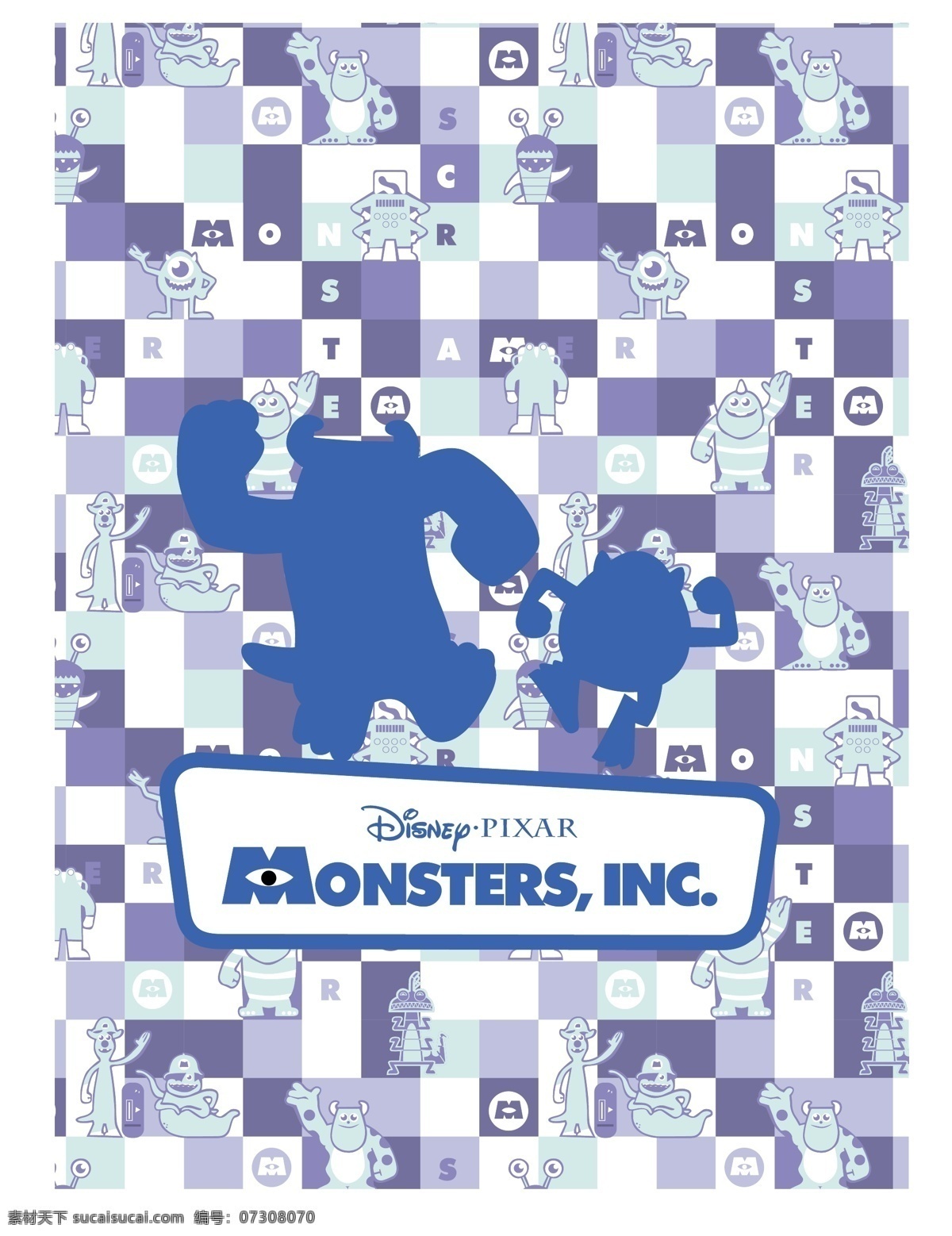怪兽大学 迪士尼 monsters pixar 矢量 动漫动画 动漫人物