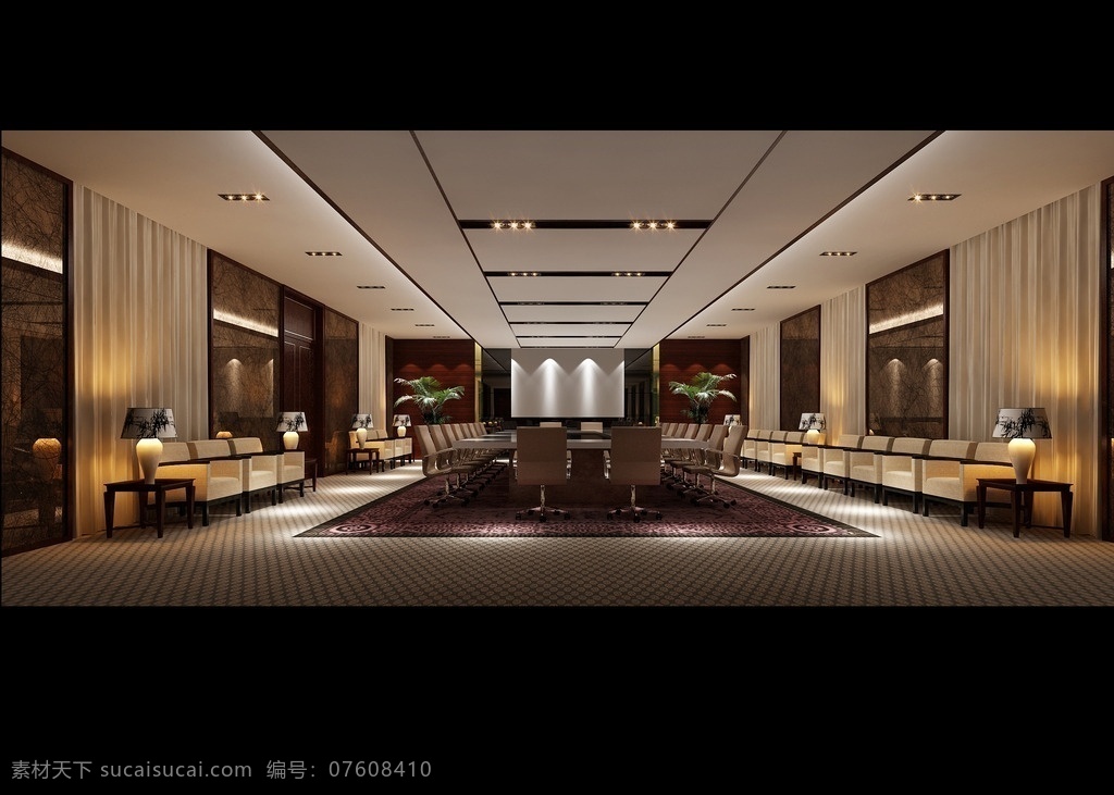 会客厅 3dsmax cg 室内 装潢 工装 家装 室内设计 建筑 酒店 效果图 渲染图 环境设计