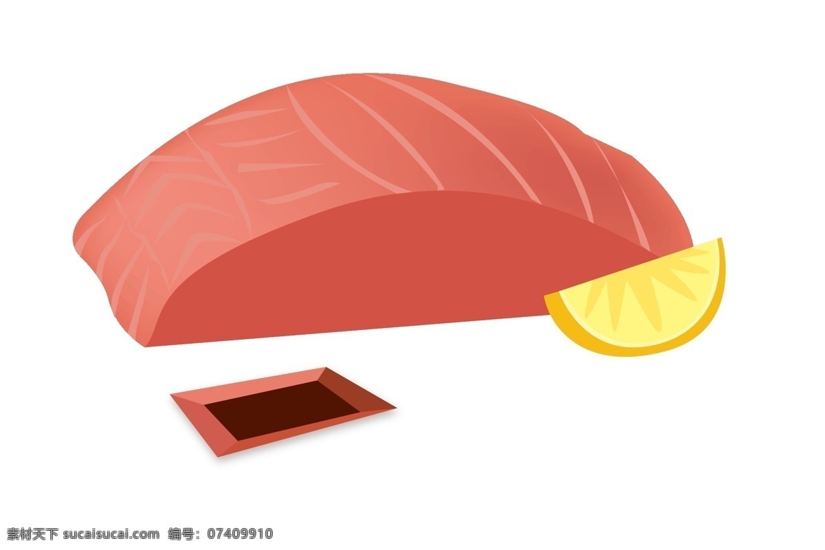 新鲜 食 材 肉类 插画 新鲜的食材 卡通插画 食材插画 食物插画 食品插画 美食插画 黄色的柠檬