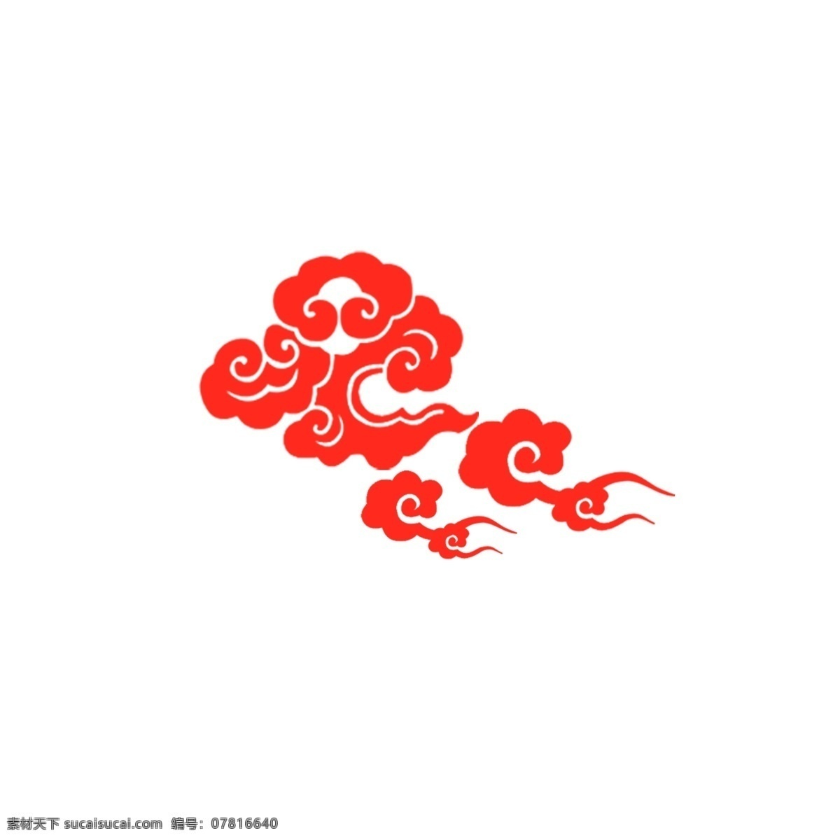 中国 风 祥云 红色 云纹 图案 矢量 商用 中国风 吉祥 古典 红色祥云