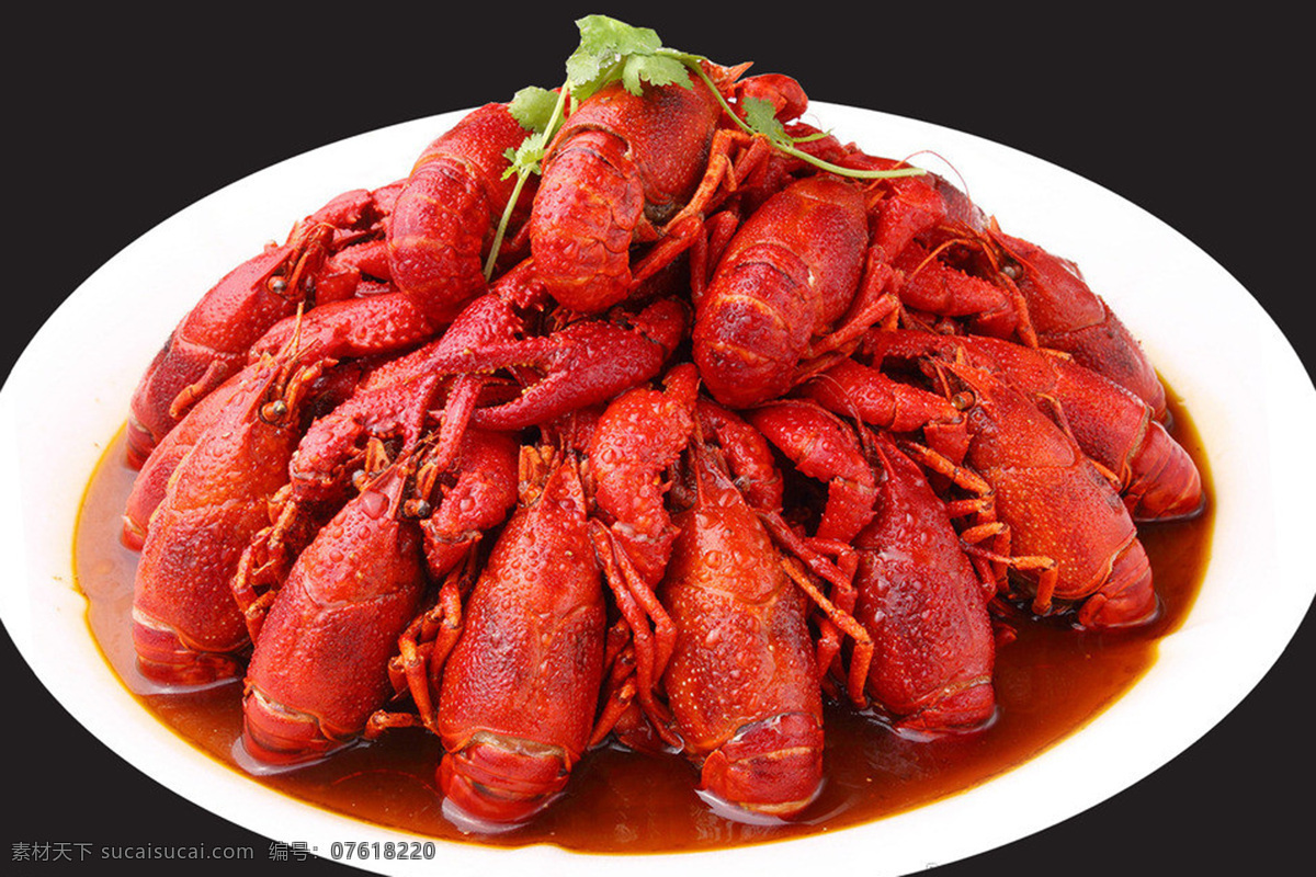 虾 爪 龙虾 食品 海鲜 新鲜 一盘小龙虾 红虾 美食 餐饮美食 传统美食
