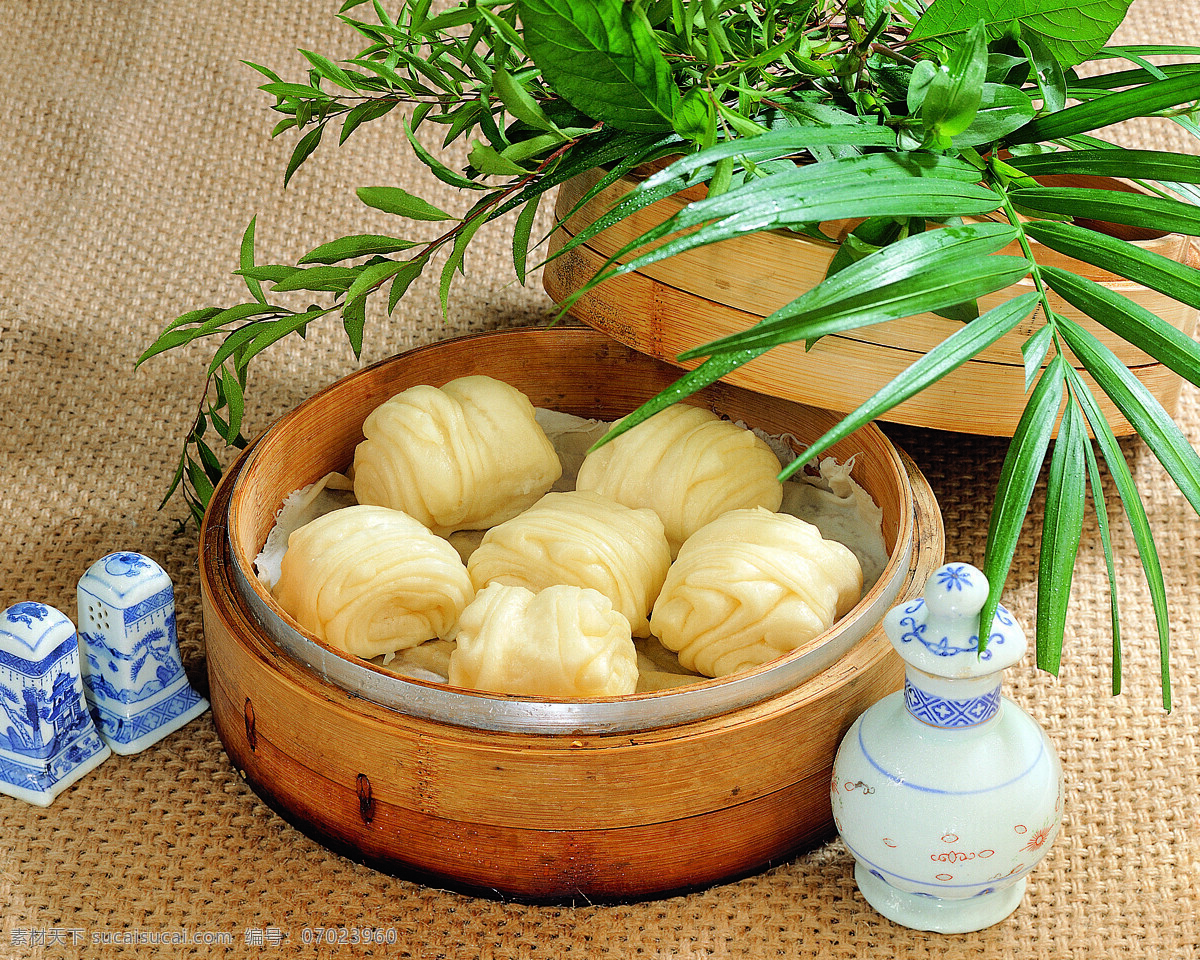 花卷 馒头 小吃 堂吃 特色小吃 中式面点 美食 面食 主食 菜品 传统美食 餐饮美食