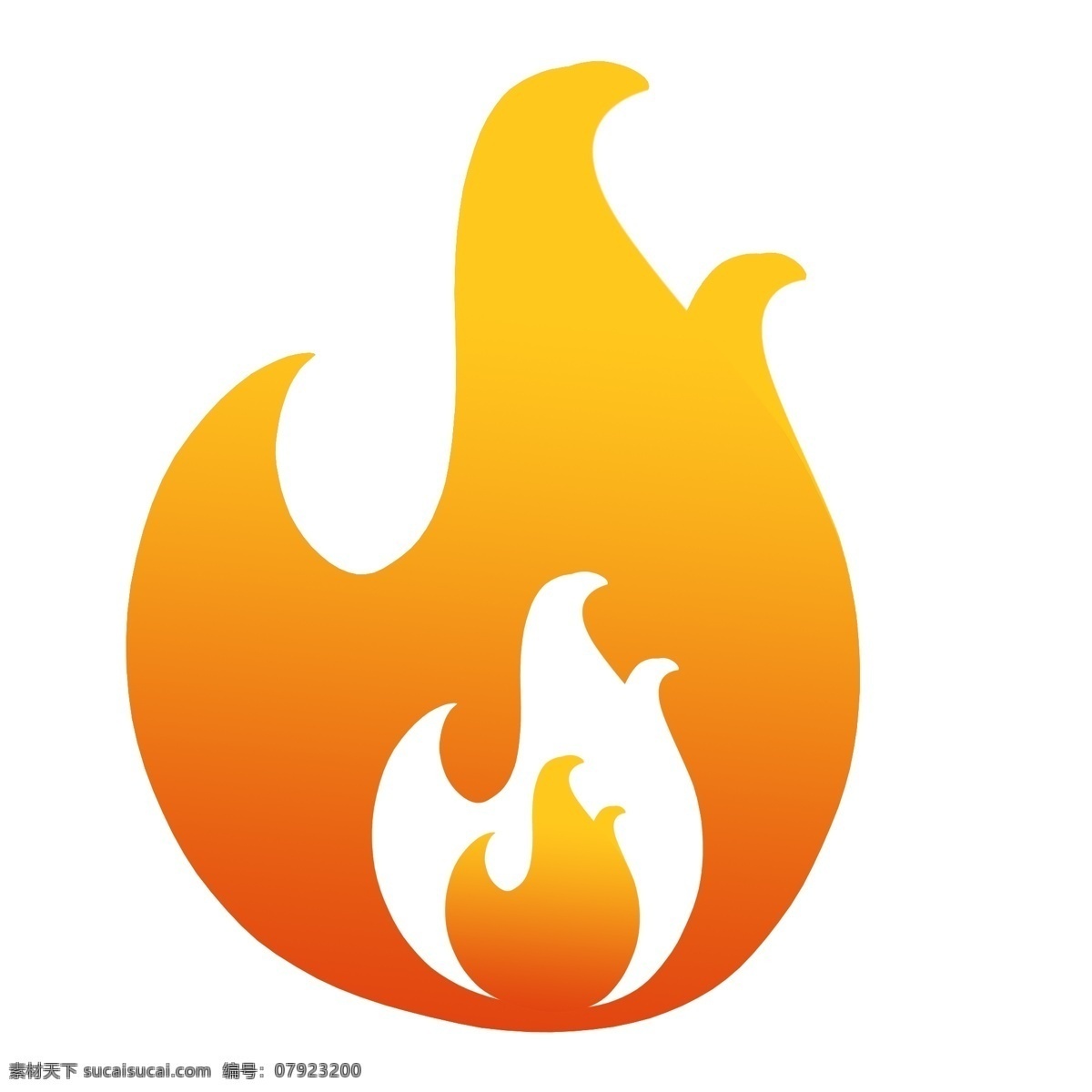 卡通 火苗 火 标志 火焰 大火 标识 火焰图标 火标志